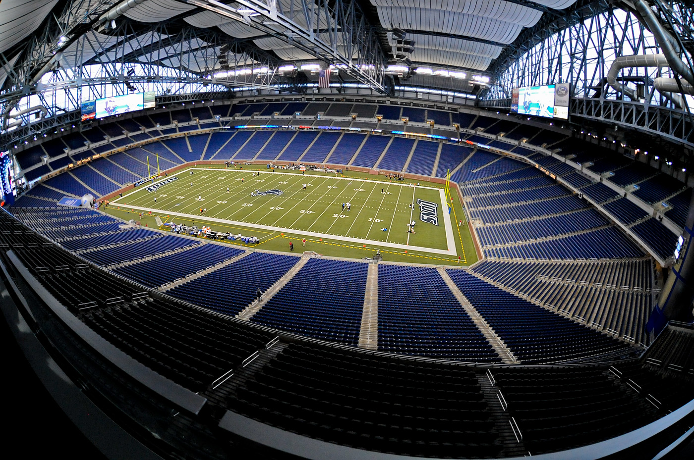 Ford Field stadium in Detroit